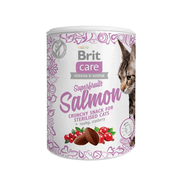 Brit Care Cat Snack Superfruits - Salmon