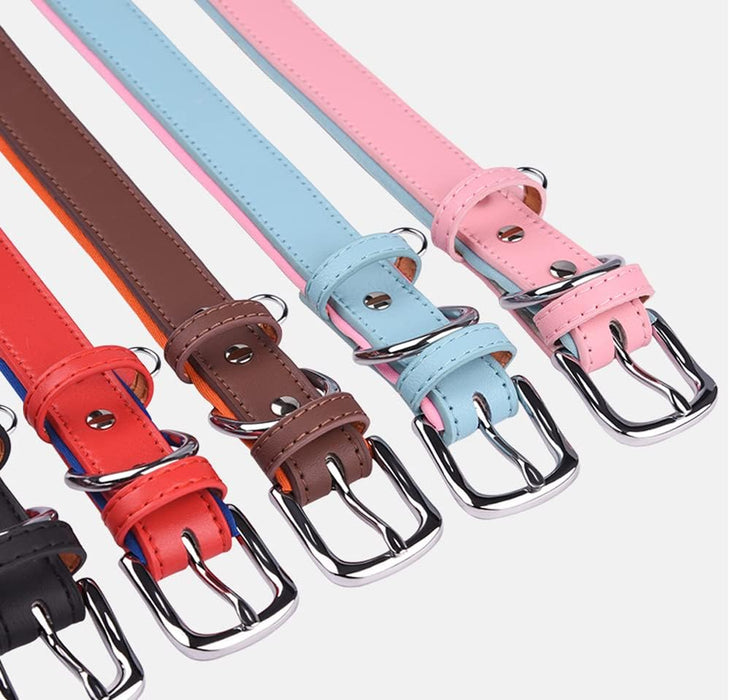 Collar Eco Cuero Bicolor (CL333)