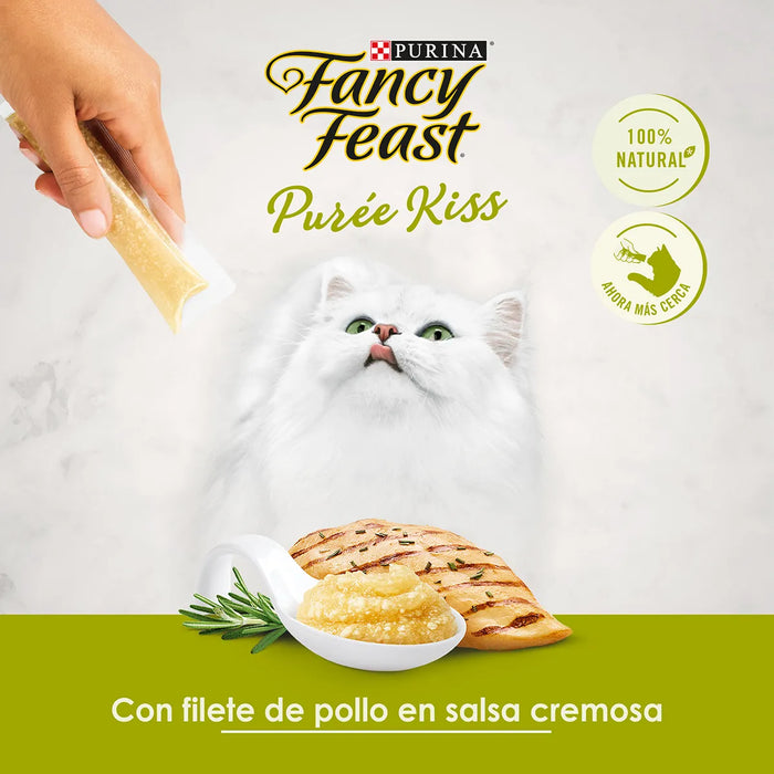 Fancy Feast Purée Kiss - Filete de Pollo