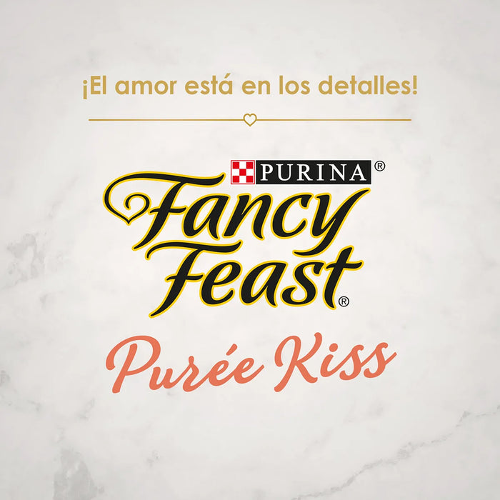 Fancy Feast Purée Kiss - Salmón & Atún