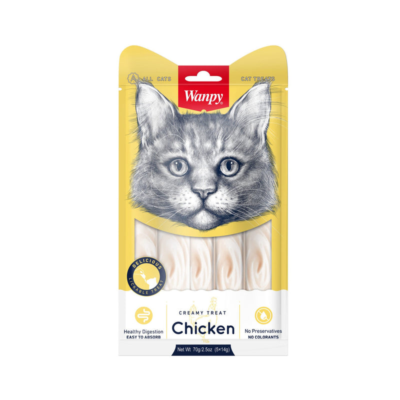 Wanpy Gatos Creamy Treat Chicken
