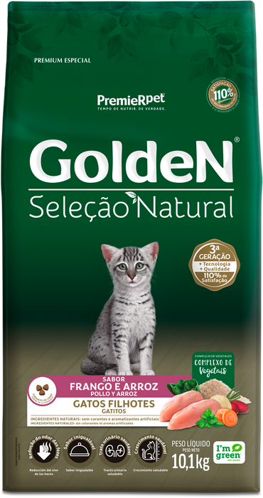 Golden Selec Natural Gatitos Pollo y Arroz