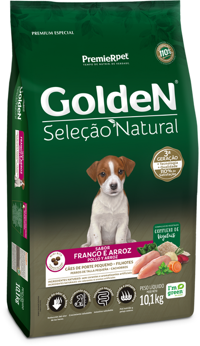 Golden Selec Natural Perro Cachorro Mini Bits Pollo y Arroz