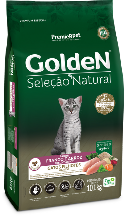 Golden Selec Natural Gatitos Pollo y Arroz