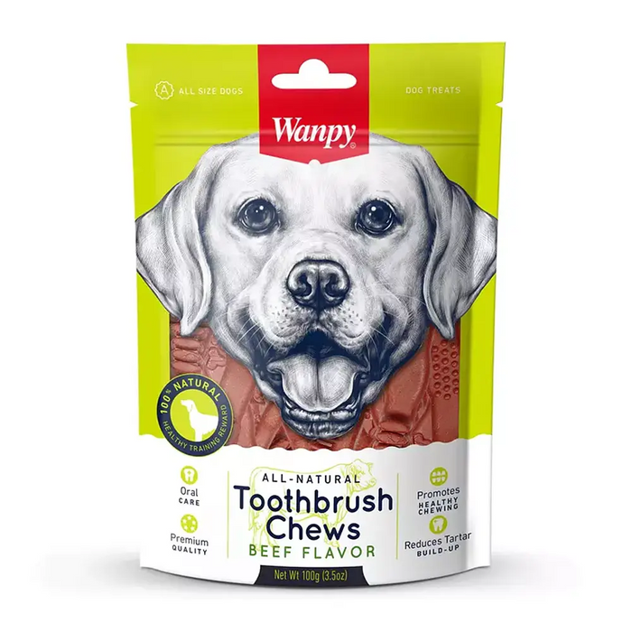 Wanpy Perros Toothbrush Chews Beef