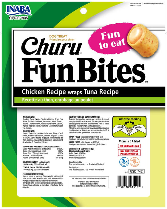 Churu® Fun Bites Perros Pollo & Atún (6 unidades)