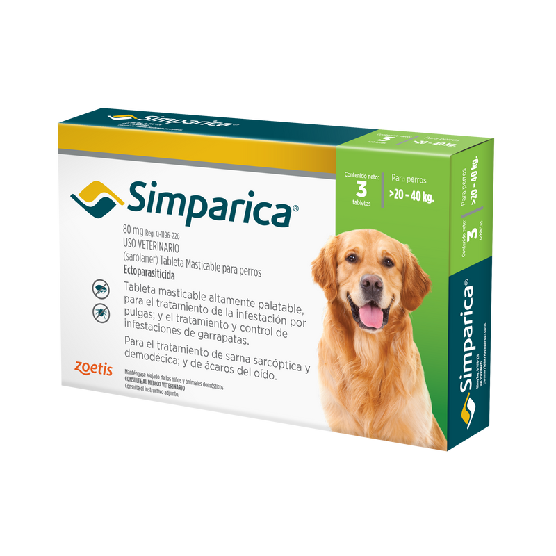Simparica® 80 mg (20 - 40 KG)