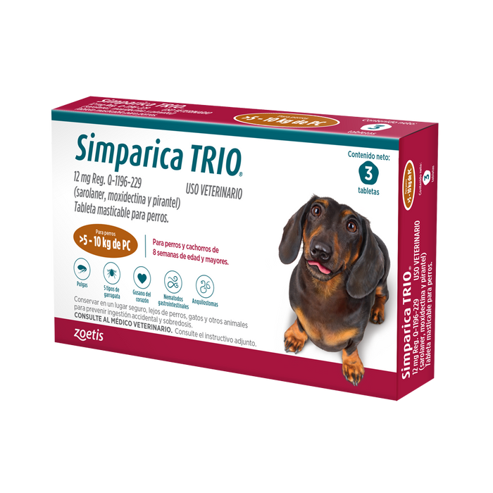 Simparica® TRIO 12mg 5-10 Kg