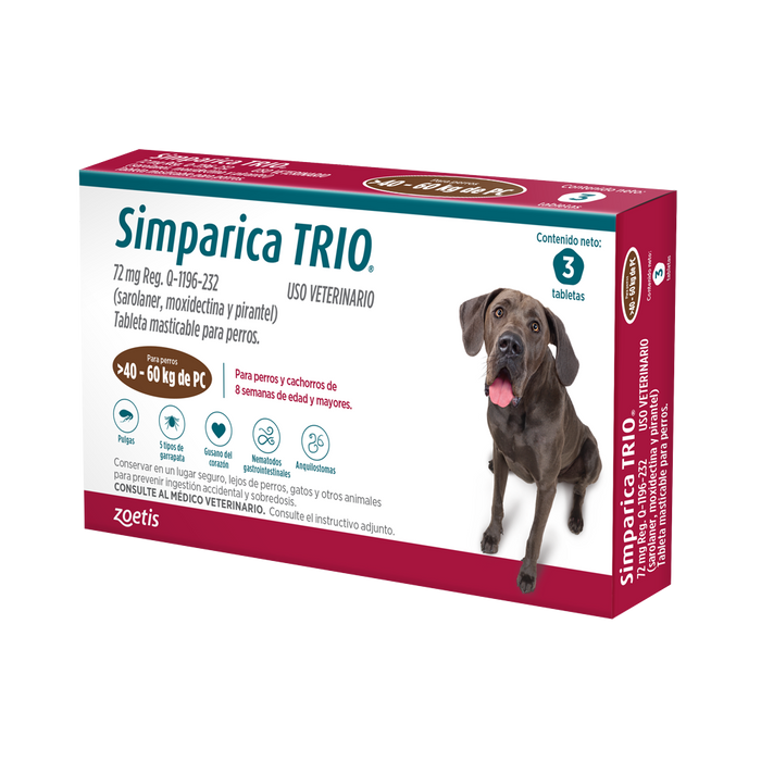 Simparica® TRIO 72mg 40-60 Kg