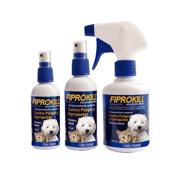 FIPROKILL® Solución Spray Perros & Gatos
