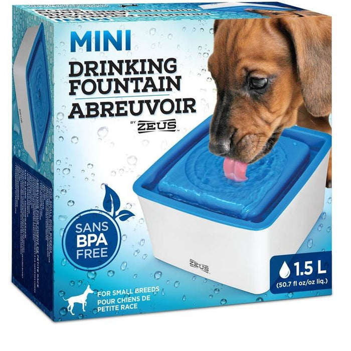 ZEUS Fuente Bebedera Mini Perros 1.5 L