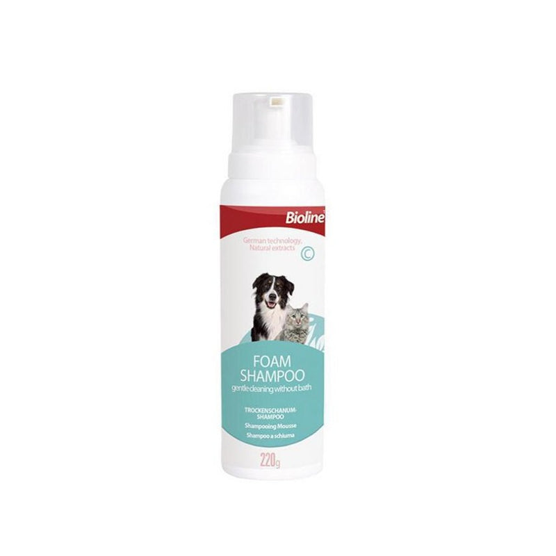 Bioline Foam Shampoo en seco Perros & Gatos