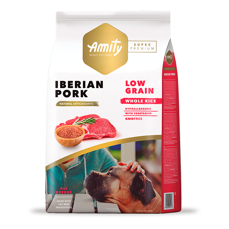 Amity® Superpremium Low Grain Iberian Pork Adult