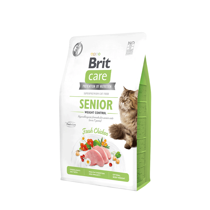 Brit Care Cat Senior Weight Control Fresh Chicken