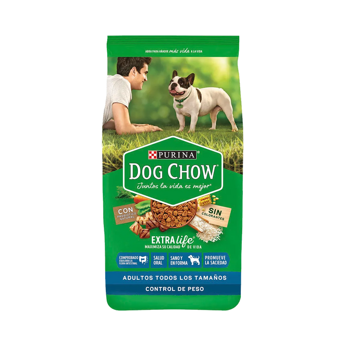DOG CHOW Extralife Adultos Todos los Tamaños Control de Peso