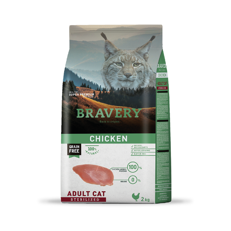 Bravery Adult Cat Sterilized Chicken