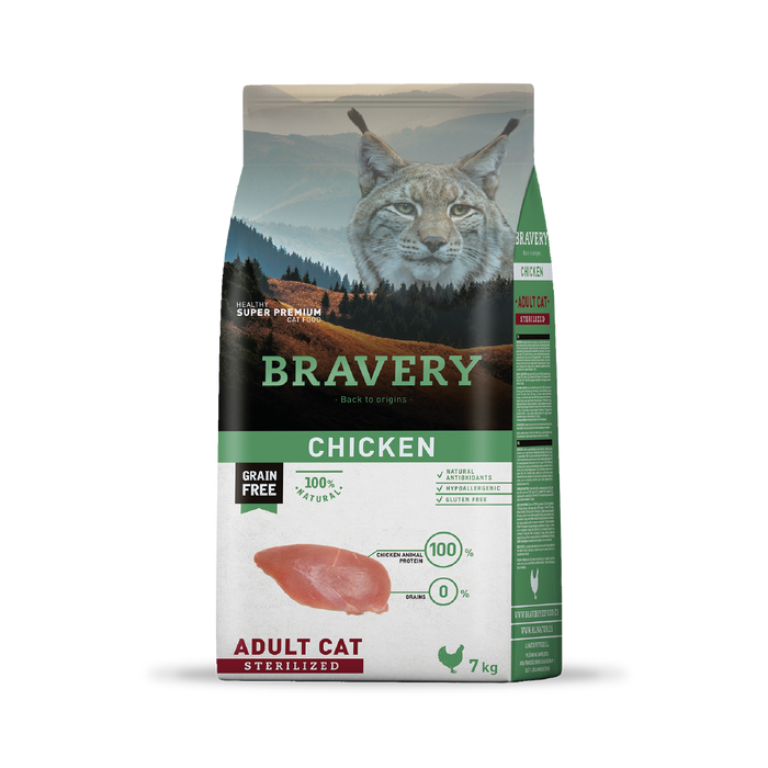 Bravery Adult Cat Sterilized Chicken