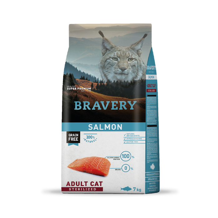 Bravery Adult Cat Sterilized Salmon