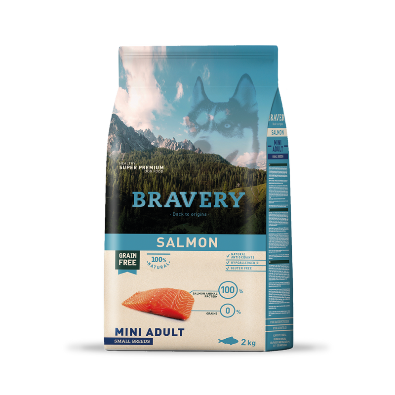 Bravery Mini Adult Small Breeds Salmon