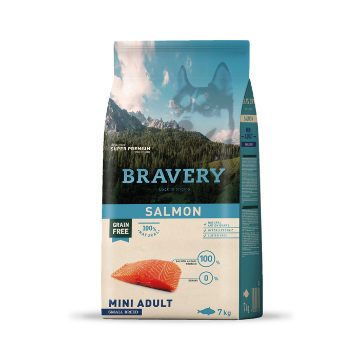 Bravery Mini Adult Small Breeds Salmon