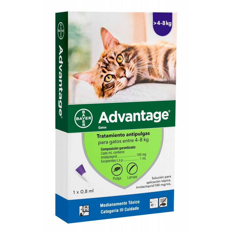 Advantage Gatos 4 - 8 Kg