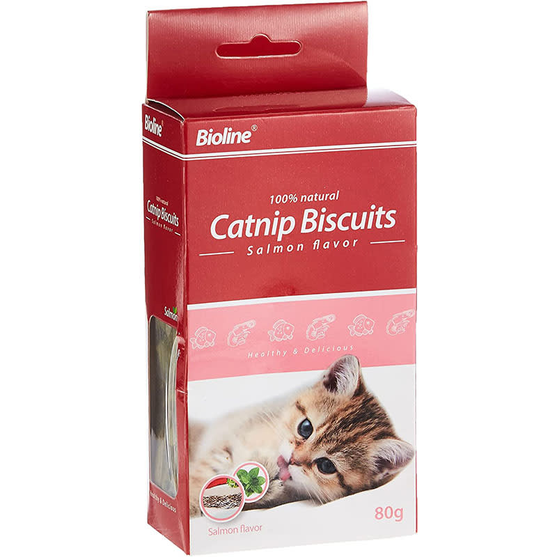 Bioline Catnip Biscuits Salmon
