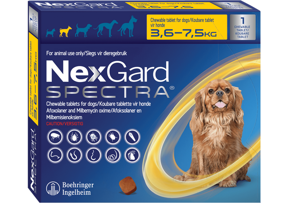 NexGard SPECTRA® 18.8/3.8 mg
